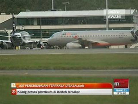 160 penerbangan terpaksa dibatalkan