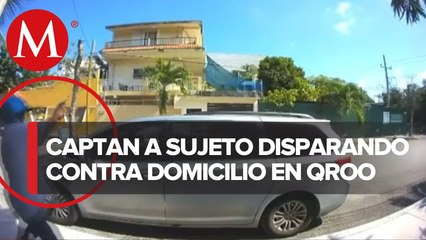 Un hombre le disparo al menos 6 ocasiones a una casa en Playa del Carmen