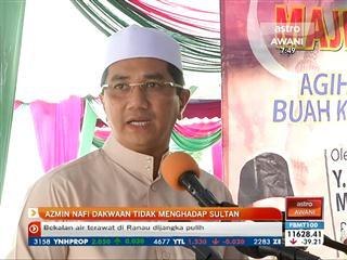 Azmin nafi dakwaan tidak menghadap Sultan Selangor