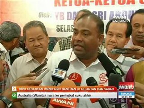Biro kebajikan UMNO agih bantuan di Kelantan dan Sabah