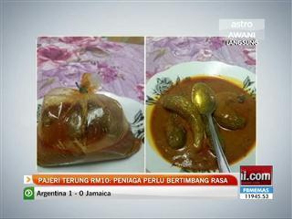 Pajeri terung RM10: Peniaga perlu bertimbang rasa
