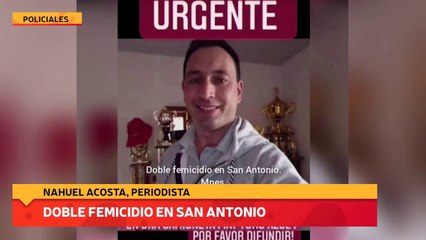 Doble femicidio en San Antonio