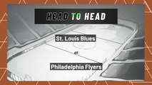 St. Louis Blues At Philadelphia Flyers: Puck Line