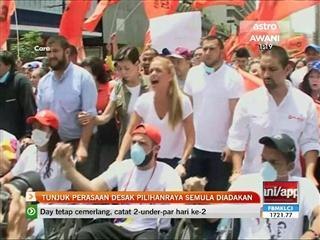Tunjuk perasaan desak pilihanraya semula diadakan