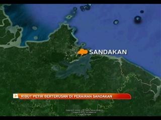 Ribut petir berterusan di perairan Sandakan
