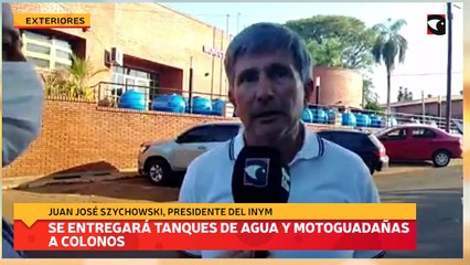 Se entregará tanques de agua y motoguadañas a colonos