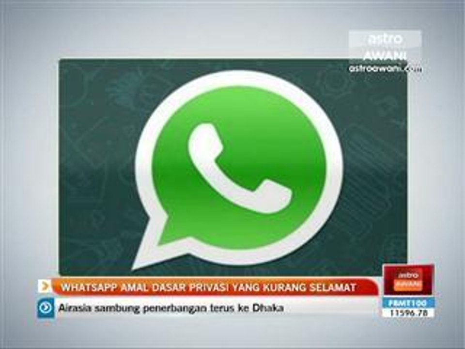 WhatsApp amal dasar privasi yang kurang selamat