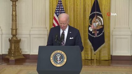 Biden: "Rus devlet borcuna kapsamlı yaptırımlar uyguluyoruz"