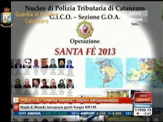 Polis Itali tumpas sindiket dadah antarabangsa