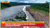 Proyecciones para el fin de semana largo en Misiones