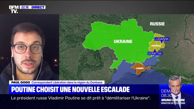 Crise en Ukraine: des bâtiments sont encore touchés par des tirs d'artillerie dans le Donbass