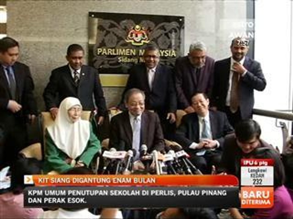 Lim Kit Siang digantung enam bulan
