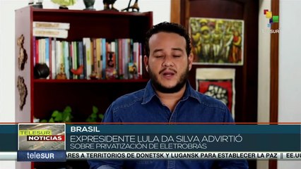 Ciudadanos brasileños rechazan privatización de Eletrobras