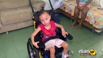 Garoto de 3 anos precisa de ajuda para adquirir equipamento que pode realizar seu sonho de andar