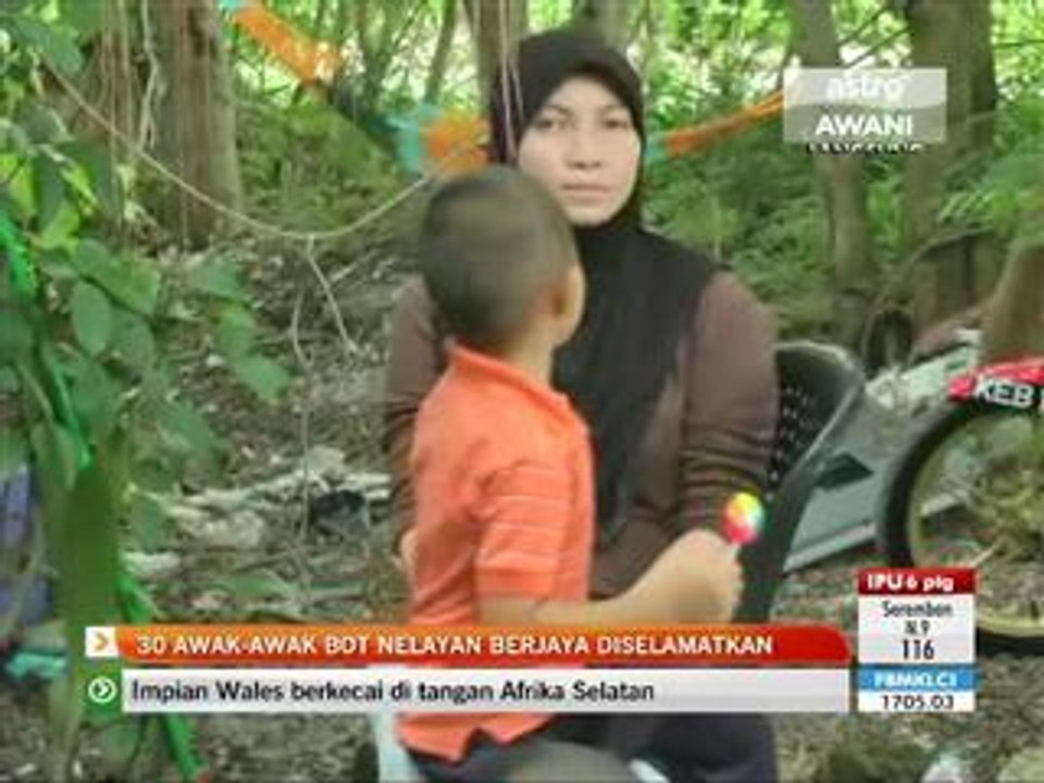 30 awak - awak bot nelayan berjaya diselamatkan