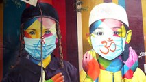 Com a pandemia, saúde também inspira a arte de rua em SP