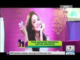 Fazura kongsi tiga wangian yang berbeza