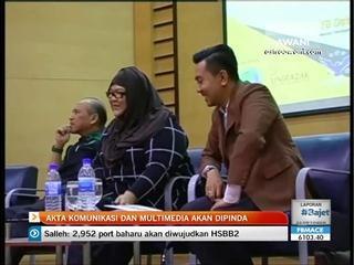 Akta Komunikasi dan Multimedia akan dipinda