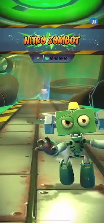 Nitro Zombot Battle Run Gameplay On Sewer or Later - Crash Bandicoot: On The Run!