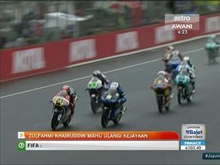 MotoGp: Zulfahmi Khairuddin mahu ulangi Kejayaan