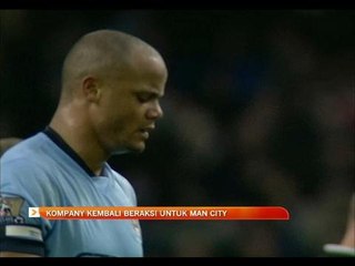 Vincent Kompany kembali beraksi untuk Manchester City