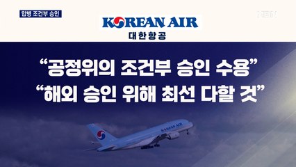대한항공-아시아나 조건부 합병 승인…9부 능선 넘었다