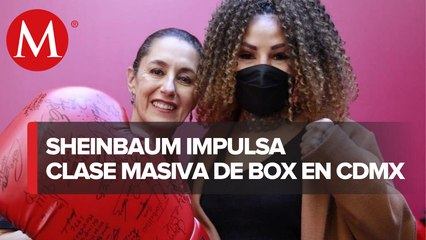 Buscan romper récord Guinness con clase de box en el Zócalo de CdMx