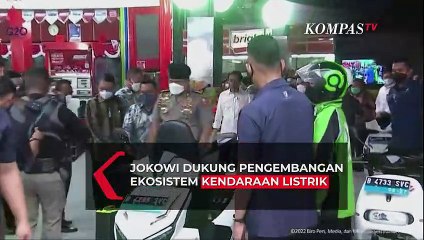 Jokowi Dukung Pengembangan Ekosistem Kendaraan Listrik