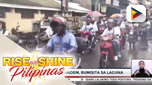 Lacson-Sotto tandem, bumisita sa Laguna; Sen. Lacson, iginiit na dapat magpaliwanag si PNP Chief Carlos sa paggamit ng resources ng PNP sa personal na lakad