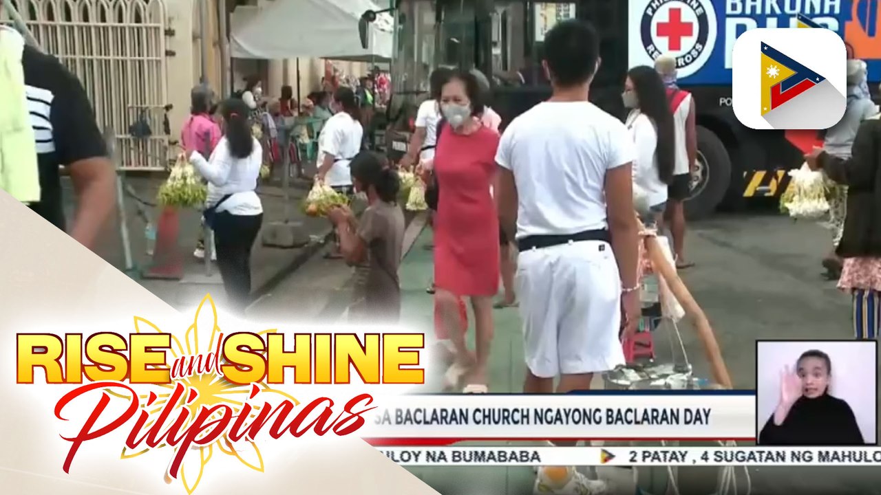Ilang deboto, nagtungo sa Baclaran Church ngayong Baclaran day; Mahigpit na health protocols, ipinatutupad