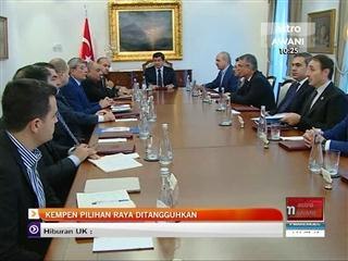 Kempen pilihan raya Turki ditangguhkan susulan insiden bom