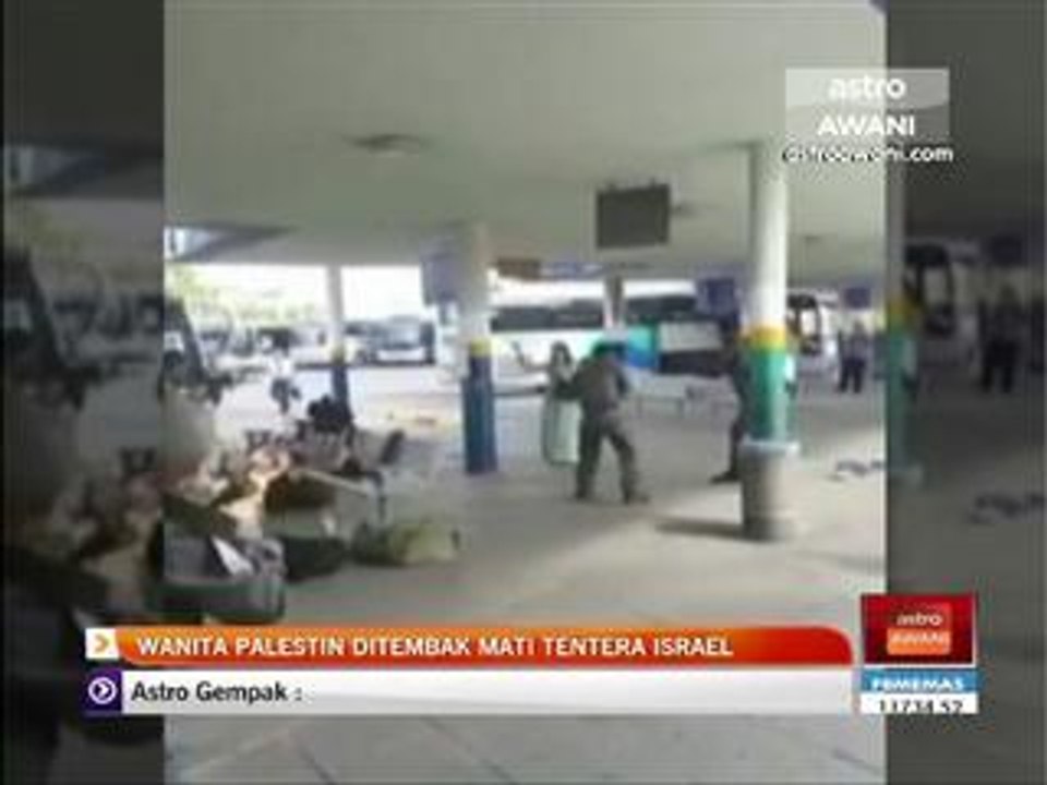 Wanita Palestin ditembak mati tentera Israel
