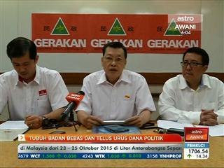 Tubuh badan bebas dan telus urus dana politik