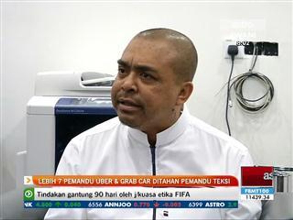 Lebih 7 pemandu Uber & Grab Car ditahan pemandu teksi