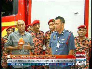 Operasi mencari baki murid Orang asli yang hilang
