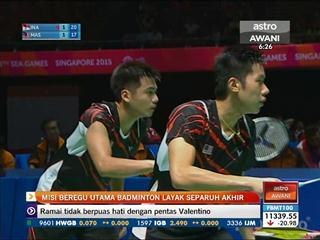 Misi beregu utama layak separuh akhir