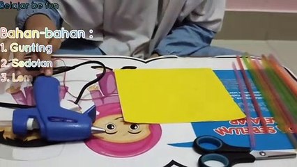 Cara membuat bingkai dari sedotan