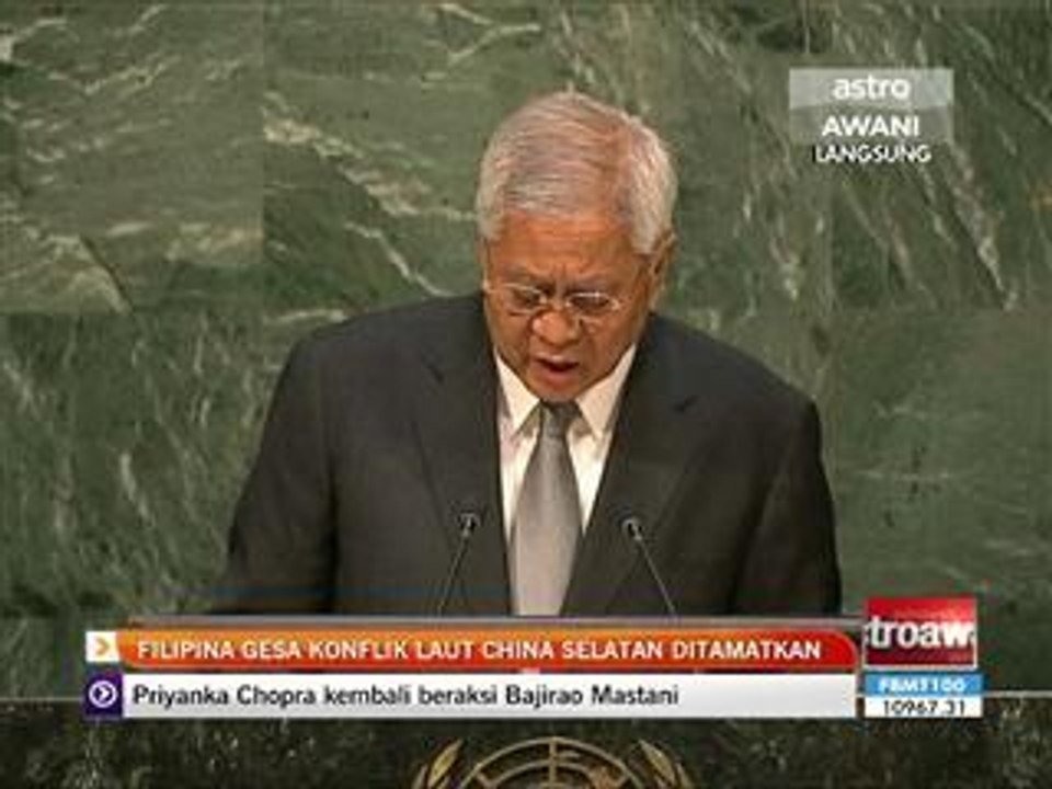 Filipina gesa konflik Laut China Selatan ditamatkan