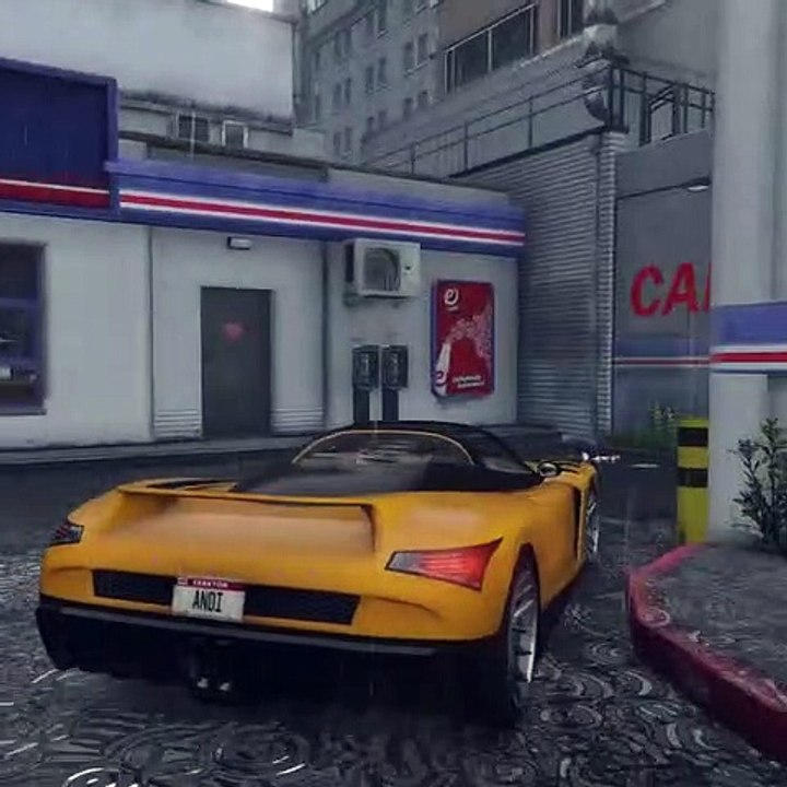 GTA 5 Open World online gameplay _ Automatic Car Wash - Random moments 5