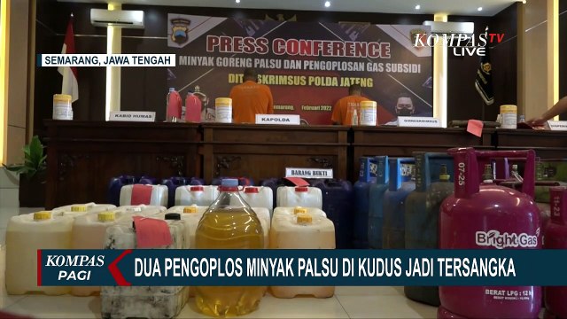 Kasus Migor Palsu Kudus, Tersangka Mengaku Mengoplos Minyak Goreng Dengan Campuran Air dan Pewarna