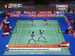 Terbuka Thailand: Beregu lelaki negara mara final