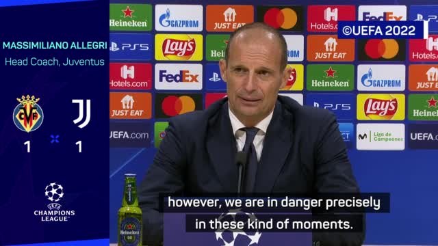 Allegri rues Parejo equaliser for Villarreal