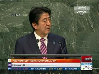 Abe komited tingkat ekonomi Jepun