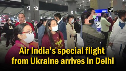 Air India’s special flight from Ukraine arrives in Delhi