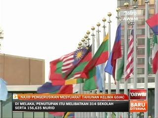 Najib Razak pengerusikan Mesyuarat Tahunan kelima GSIAC