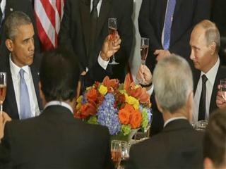 Obama, Putin clash over working with Syria’s Assad