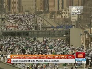 Jemaah haji Malaysia disah maut dalam rempuhan di Mina