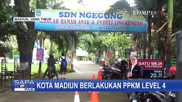 Madiun Dan Tegal Terapkan PPKM Level 4, Akan Ada Pembatasan di Sejumlah Ruang Publik