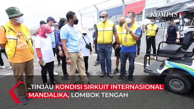 Sandiaga Uno Jajal Sirkuit Mandalika Jelang Aspal Ulang untuk MotoGP
