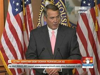 Letak jawatan demi dewan perwakilan AS